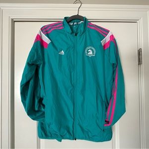 Adidas Limited Edition Embroidered Running Jacket For The 2016 Boston Marathon